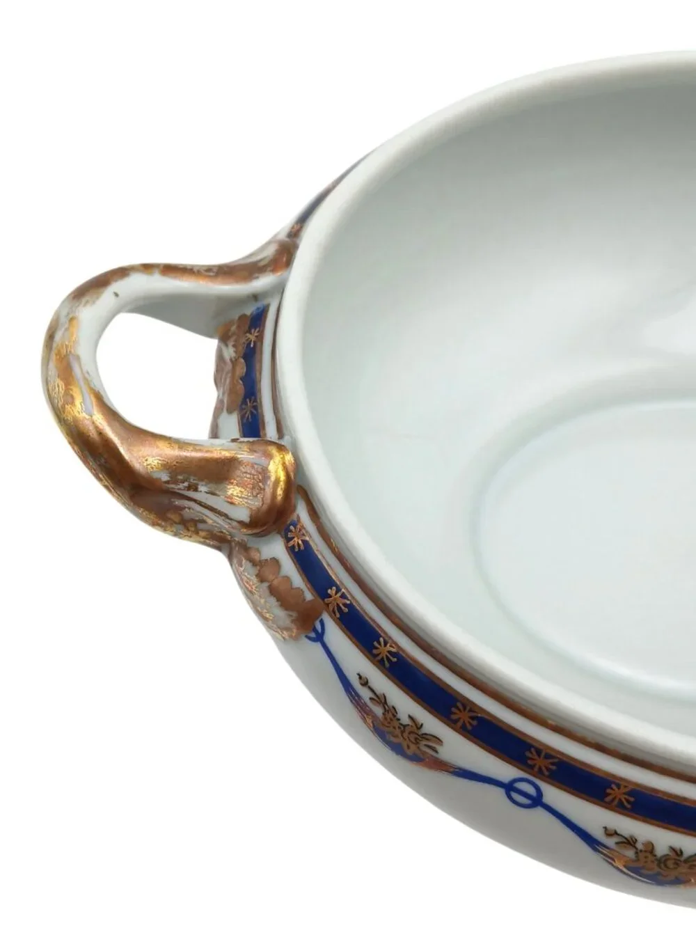 Vista Alegre Fontainebleau Covered Sauce Tureen & Underplate 22K Gold Portugal